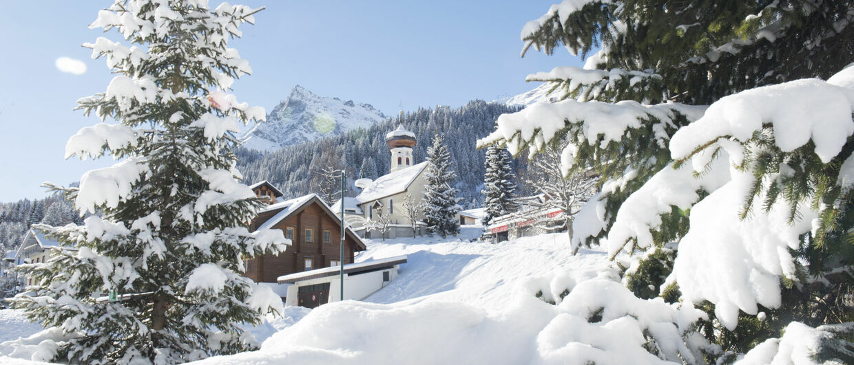 Winterlich: Gargellen im Montafon