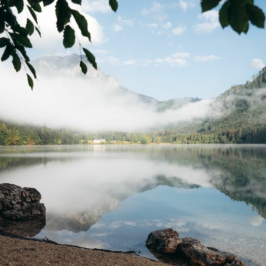 Bergseenduo in der Abgeschiedenheit: der Vordere und der Hintere Langbathsee