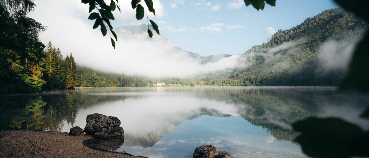Bergseenduo in der Abgeschiedenheit: der Vordere und der Hintere Langbathsee