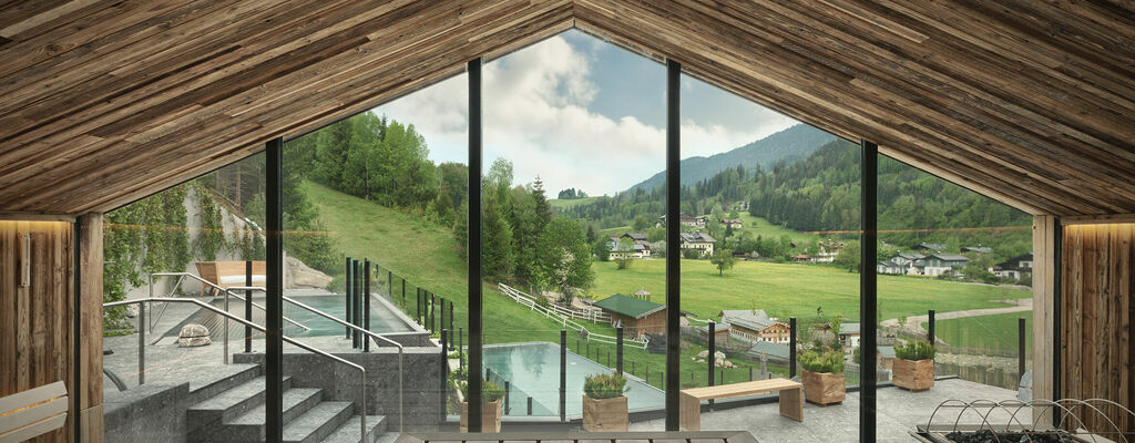 Saunawelt des Naturhotel Forsthofgut 