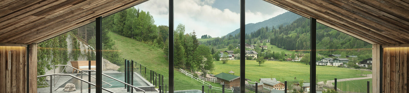 Saunawelt des Naturhotel Forsthofgut 