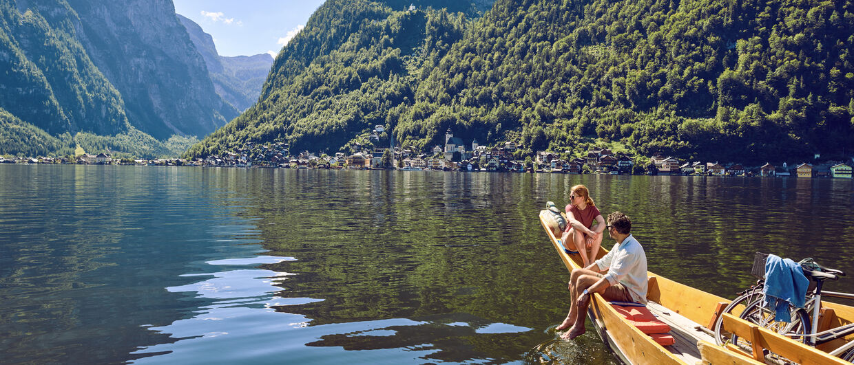 A nice moutianlake in the Salzkammergut 