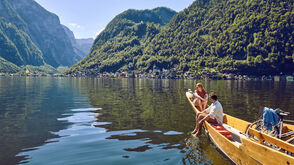 A nice moutianlake in the Salzkammergut 