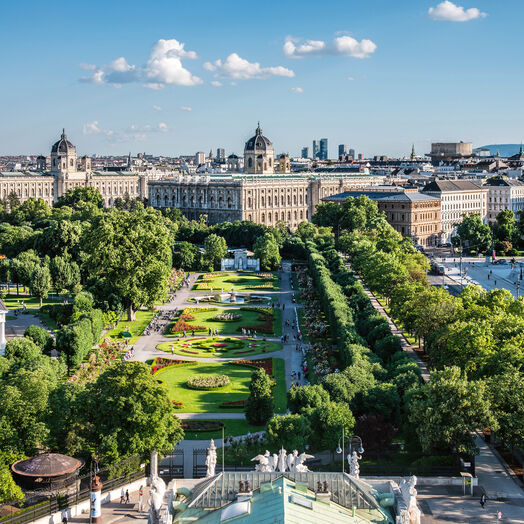 Volksgarten and Museums, Vienna